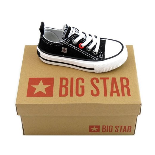 Trampki dziecięce, buty sportowe Big Star HH374090, czarne 23 ulubioneobuwie