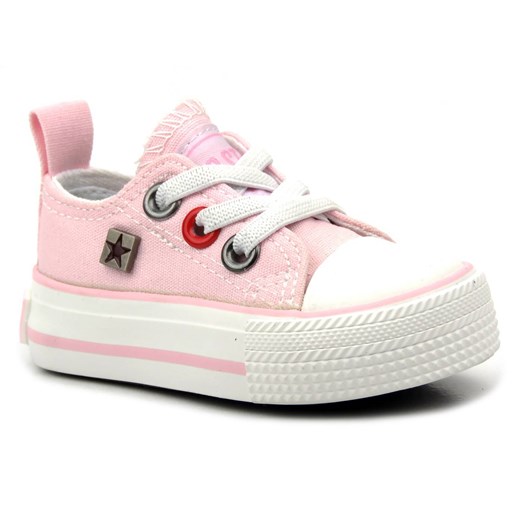 Trampki dziecięce, buty sportowe Big Star HH374197, różowe ze sklepu ulubioneobuwie w kategorii Buciki niemowlęce - zdjęcie 131136957