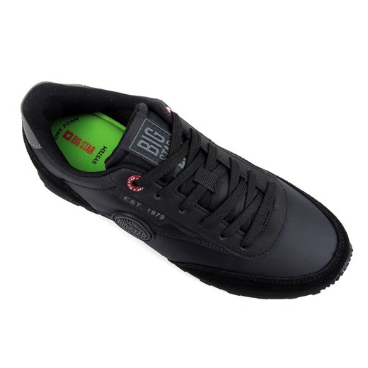 Buty sportowe, sneakersy damskie BIG STAR Memory Foam HH274528, czarne 40 ulubioneobuwie