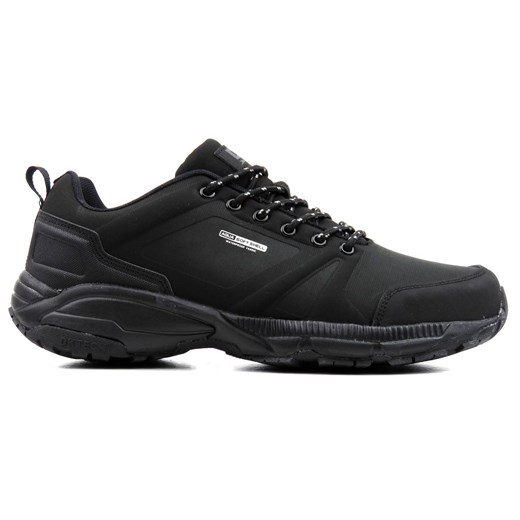 Trekkingi męskie przed kostkę - DK Soft Shell 1099, czarne 45 ulubioneobuwie