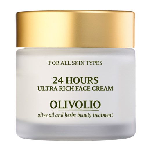 Olivolio Nawilżająco-odżywczy krem do twarzy 24h z mocznikiem kosmetyki-maya bialy bez wzorów/nadruków