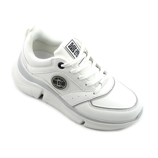 Buty sportowe, sneakersy damskie na grubej podeszwie - BIG STAR II274314, białe 41 promocja ulubioneobuwie