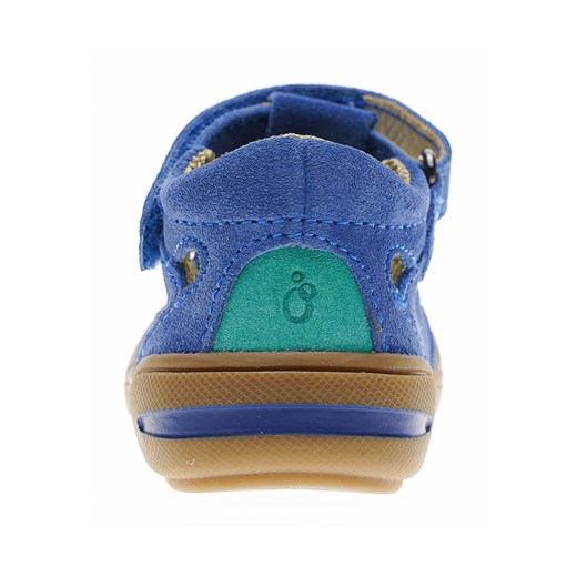 Skórzane półsandały w kolorze niebieskim Lamino 20 wyprzedaż Limango Polska