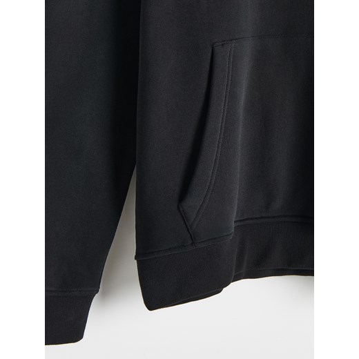 Reserved - PREMIUM Bluza  z bawełny organicznej - Czarny Reserved L Reserved