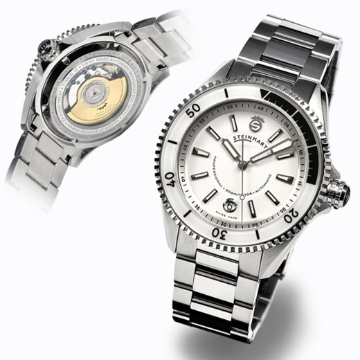 OCEAN 2 WHITE PREMIUM Steinhart Timepieces steinhart-zegarki