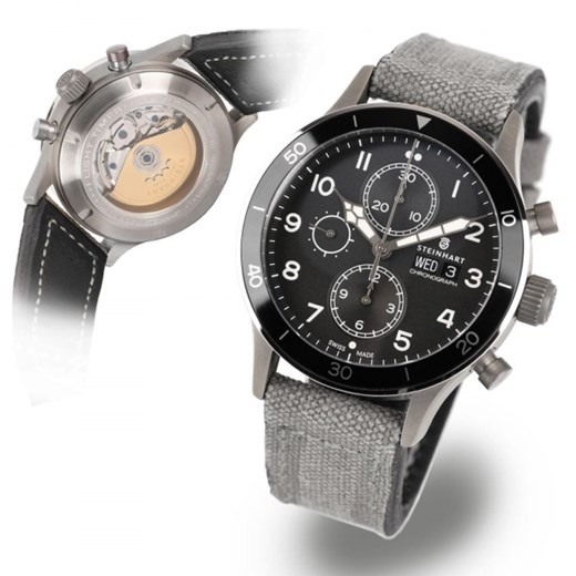 FLIGHTTIMER MILITARY BLACK Steinhart Timepieces steinhart-zegarki