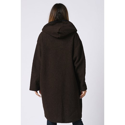 Płaszcz w kolorze brązowym Plus Size Company 44/46 okazyjna cena Limango Polska