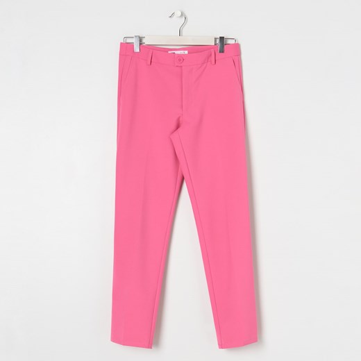 Sinsay - Spodnie chino - Różowy Sinsay XS Sinsay