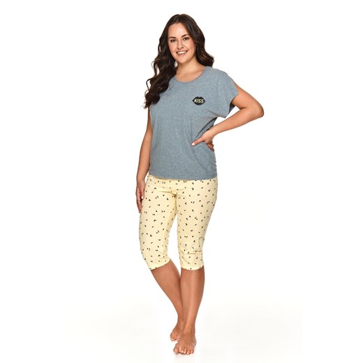 Bawełniana piżama damska TARO 2704 Bogna szara 2XL-3XL Taro 2XL bodyciao