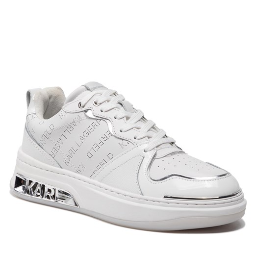 Sneakersy KARL LAGERFELD - KL62021 White Lthr Karl Lagerfeld 39 eobuwie.pl