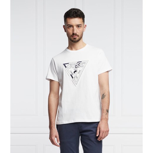GUESS JEANS T-shirt POSNE | Regular Fit L okazja Gomez Fashion Store