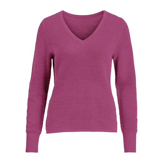 Sweter "Viril" w kolorze różowym Vila XS promocyjna cena Limango Polska