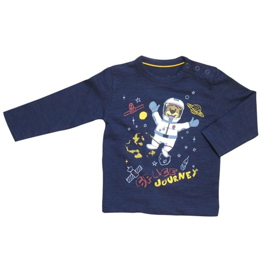 Carodel koszulka chłopięca z kosmonautą 62 niebieska Carodel 74 Mall