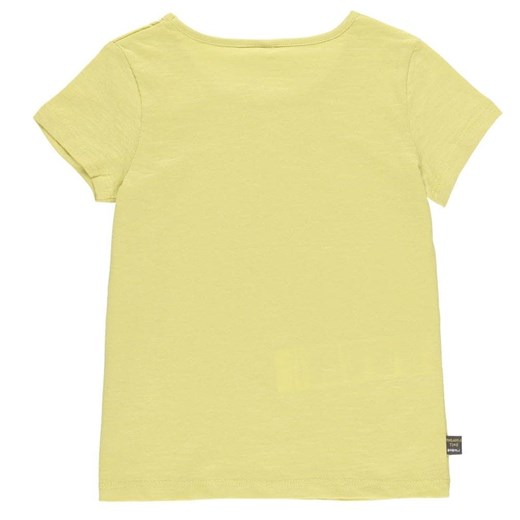 Boboli koszulka dziewczęca z bawełny organicznej 622044 104 żółta Boboli 110 okazja Mall