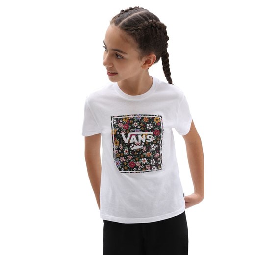Vans koszulka dziewczęca Gr Print Box Floral White VN0A5I9MWHT S biała Vans S Mall