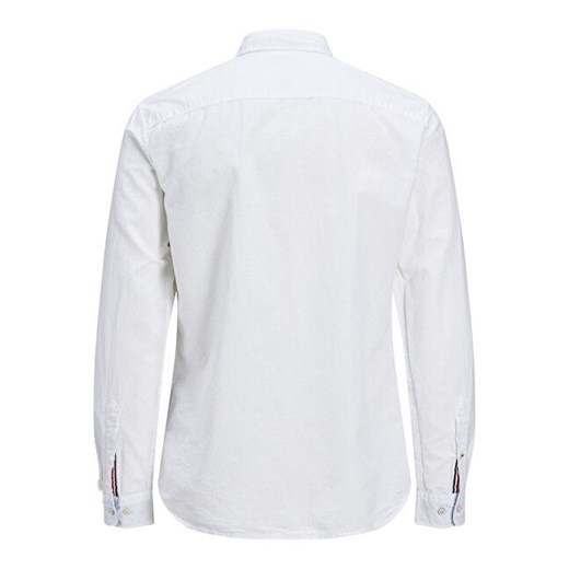 Jack&Jones Koszula męska JJESUMMER Slim Fit 12196819White (Wielkość S) XL Mall