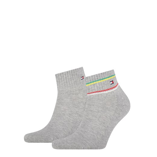 TOMMY HILFIGER SKARPETKI STOPKI MĘSKIE 2 PARY GREY 701218387 002 - Rozmiar: Tommy Hilfiger 43-46 okazja messimo