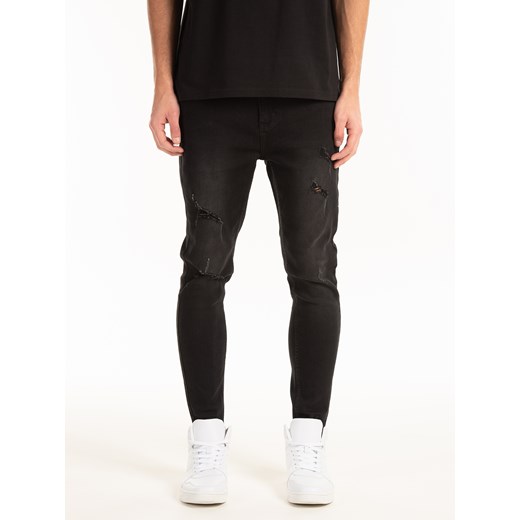 GATE Jeansy slim fit z surowym dolnym brzegiem 33 Gate 36 okazyjna cena gateshop