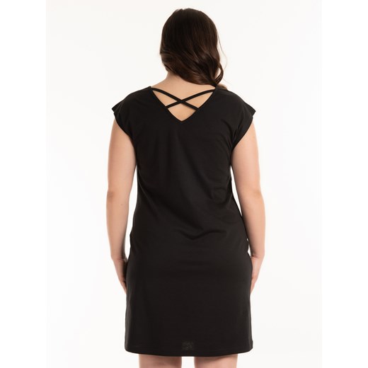 GATE Dżersejowa sukienka bawełniana damska plus size 44 Gate 46 gateshop okazyjna cena