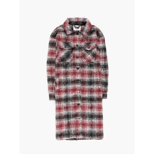 GATE Długi, luźny płaszcz damski XS Gate S promocja gateshop