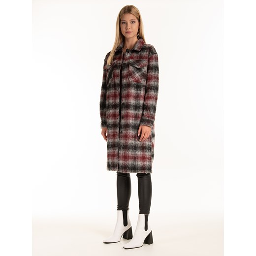 GATE Długi, luźny płaszcz damski XS Gate S wyprzedaż gateshop