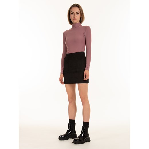 GATE Mini spódniczka z imitacji zamszu z damskimi kieszeniami XS Gate L okazja gateshop