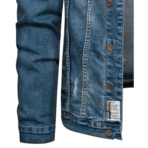 Kurtka męska jeans niebieska Recea Recea L Recea.pl wyprzedaż
