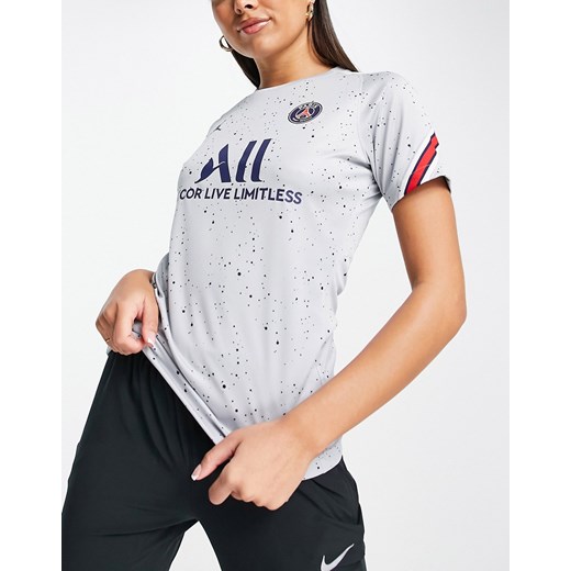 Nike Football Strike – Różowy T-shirt PSG-Szary S Asos Poland