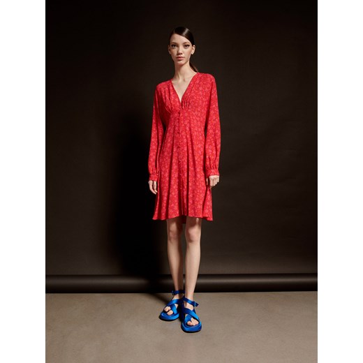 Reserved - Sukienka z EcoVero™ - Różowy Reserved 42 Reserved