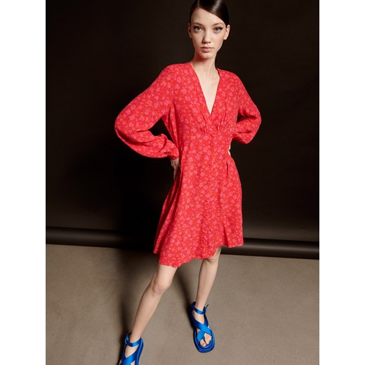 Reserved - Sukienka z EcoVero™ - Różowy Reserved 36 Reserved