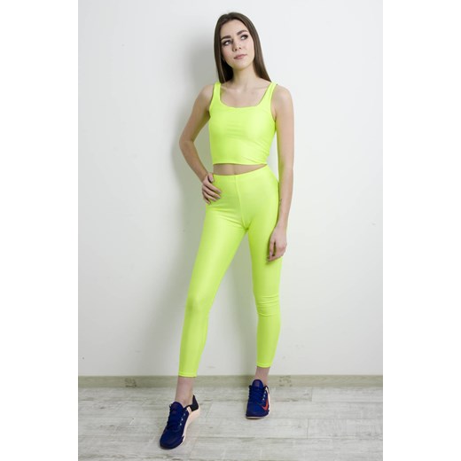 LEGGINSY DAMSKIE MODELUJACE W KOLORZE ZIELONYM Olika uniwersalny olika.com.pl
