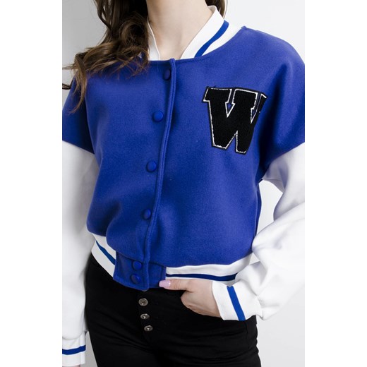 BLUZA BEJSBOLÓWKA - NIEBIESKA Olika uniwersalny olika.com.pl