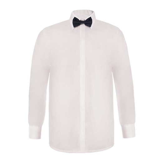 Koszula biała męska smokingowa do muszki męska z długim rękawem ze sklepu ATELIER-ONLINE w kategorii Koszule męskie - zdjęcie 131595696