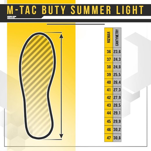M-Tac - Buty trekkingowe Summer Light - Coyote - MTC-805514-COY M-tac 46 SpecShop.pl