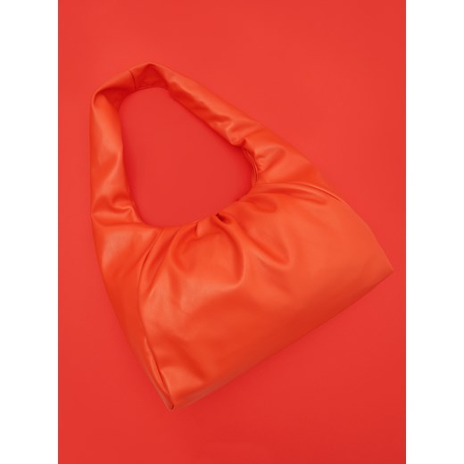 Mohito - Torebka z ozdobnym marszczeniem - Pomarańczowy Mohito ONE SIZE Mohito