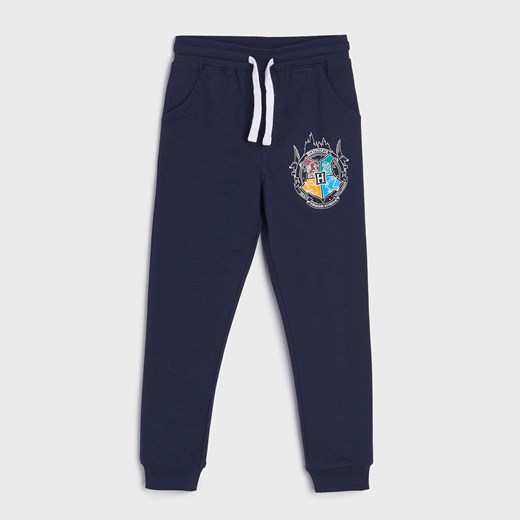 Sinsay - Spodnie dresowe Harry Potter - Granatowy Sinsay 128 Sinsay