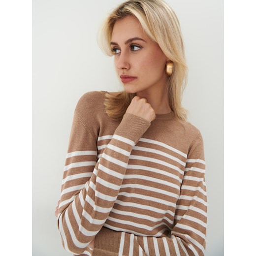 Mohito - Sweter w paski Eco Aware - Beżowy Mohito S Mohito