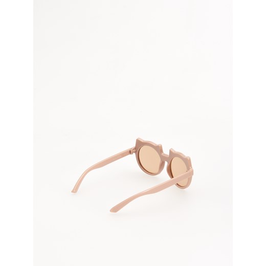 Reserved - Okulary przeciwsłoneczne z kocimi uszkami - Różowy Reserved ONE SIZE okazyjna cena Reserved
