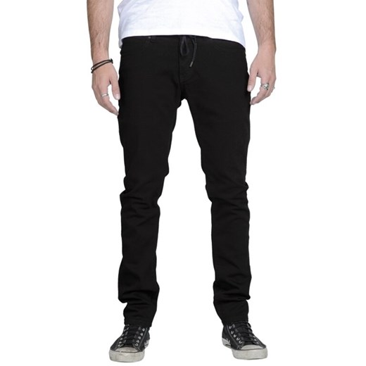 spodnie KREW - Bots K Skinny Black Denim (BLD) rozmiar: 36