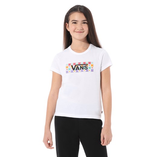 Vans Koszulka dziewczęca GR CHECK TANGLE BABY White XL Vans XL Mall