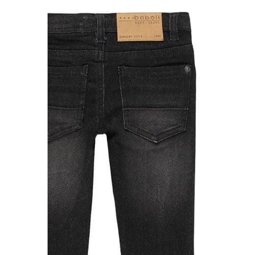 Boboli jeansy chłopięce 590048 110 czarne Boboli 110 okazyjna cena Mall
