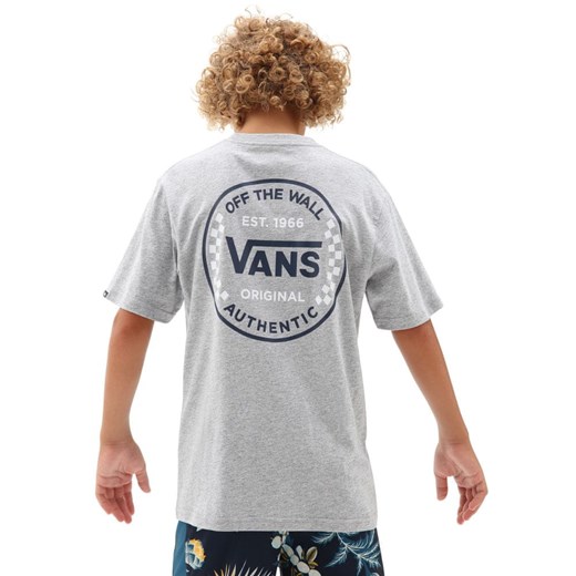 Vans koszulka chłopięca By Authentic Checker VN0A543ZATH1 XL szara Vans XL Mall
