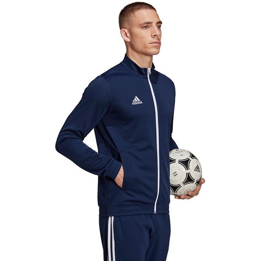 Bluza męska granatowa Adidas w sportowym stylu 