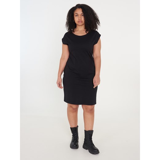 GATE Dżersejowa sukienka bawełniana damska plus size 44 Gate 48 okazyjna cena gateshop