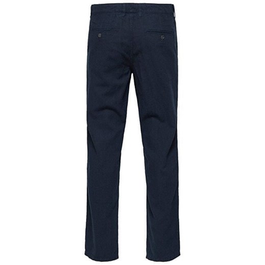 Selected Homme Męskie spodnie SLHSTRAIGHT-PARIS LINEN PANTS W DarkSapphire Selected Homme 32/32 Mall wyprzedaż