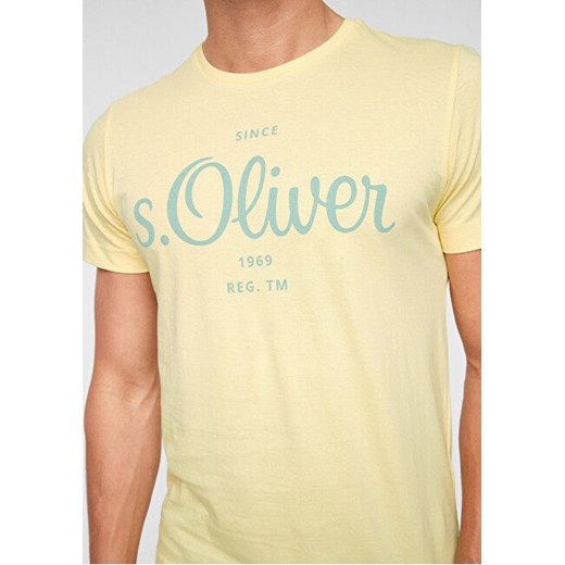 s.Oliver T-shirt męski Regular Fit 13.106.32.X477.1170 (Wielkość S) XL promocja Mall