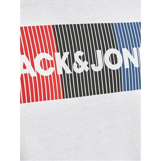 Jack&Jones Koszulka męska JJECORP 12151955White ZAGRAJ SLIM (Wielkość S) L okazyjna cena Mall
