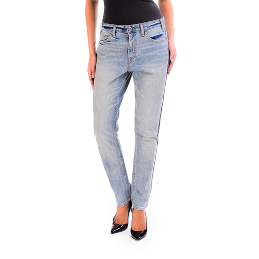 Jeansy Levi's Authentic High Rise Skinny "Seafoam" be-jeans niebieski jesień