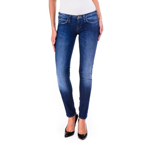 Jeansy Lee Lynn Skinny "Deep Clush" be-jeans granatowy z kieszeniami