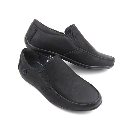 Półbuty wizytowe dla chłopca, buty komunijne  - WOJTYŁKO 2099, czarne ze sklepu ulubioneobuwie w kategorii Mokasyny dziecięce - zdjęcie 132040869